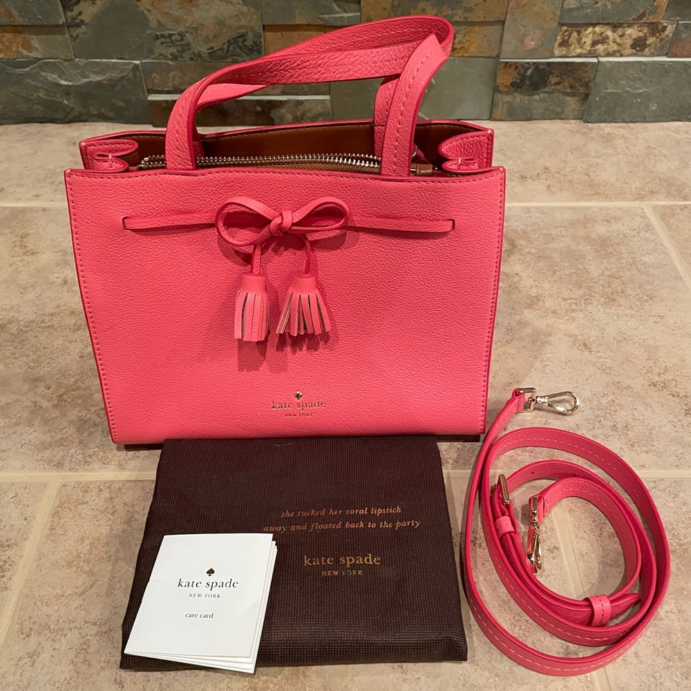 Kate Spade New York: Hayes Street Small Isobel Satchel - Authentic Tags shown